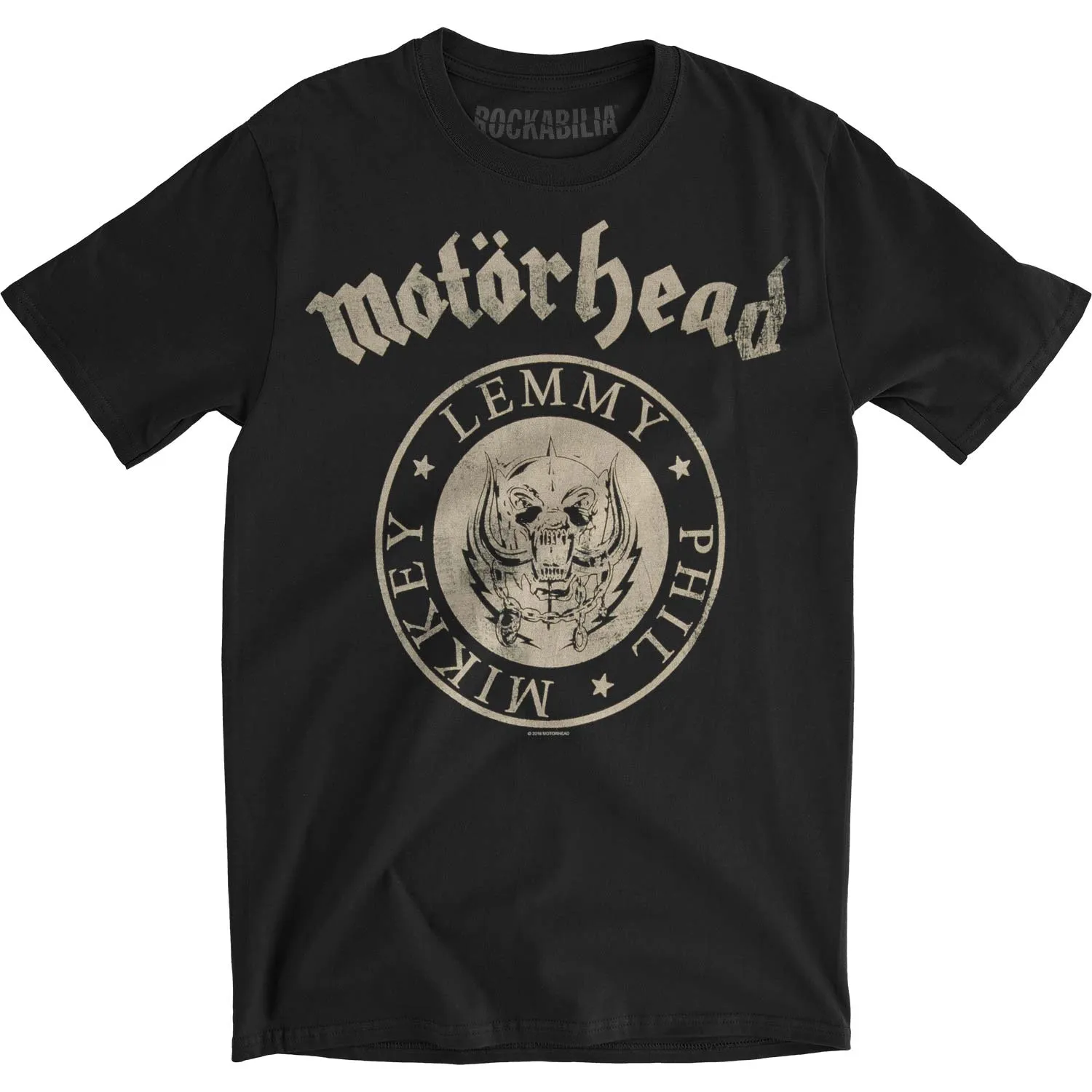 Motorhead Undercover Seal Newsprint Slim Fit T-shirt sold by Rockabilia
