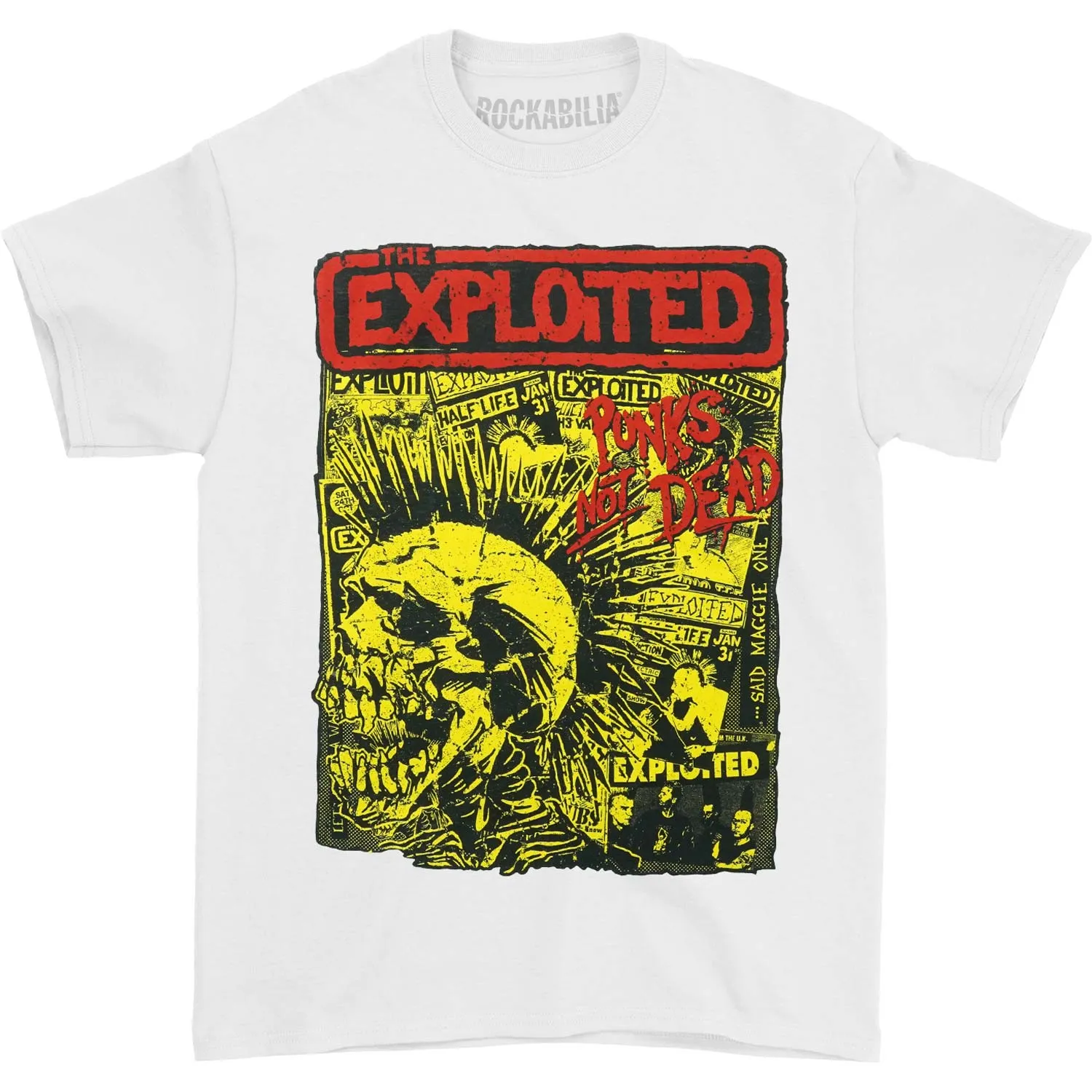 The Exploited - Punks Not Dead T-shirt sold by Rockabilia