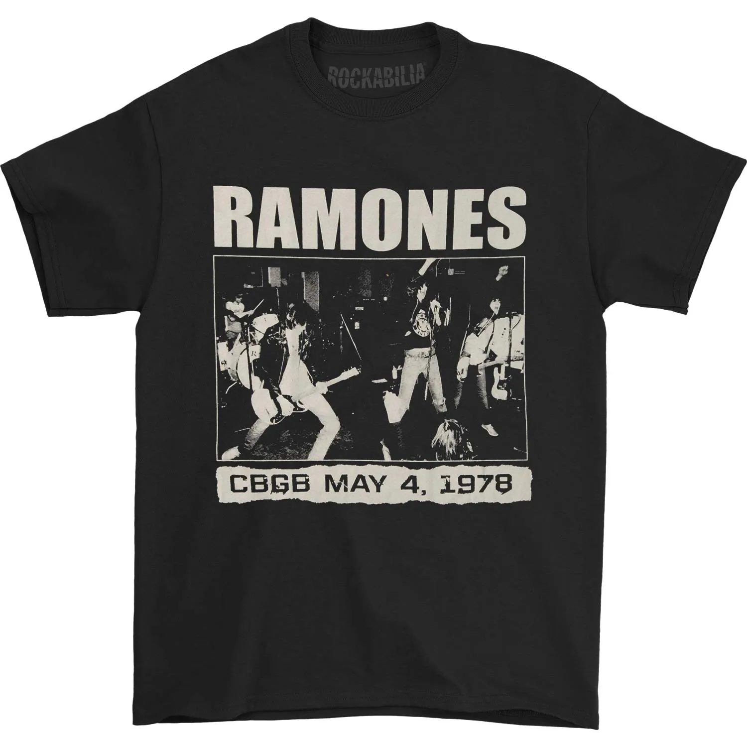 CBGB 1978 T-shirt sold by Rockabilia
