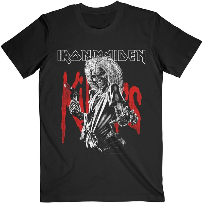Killers Eddie Large Graphic Distress Slim Fit T-shirt sold by Rockabilia