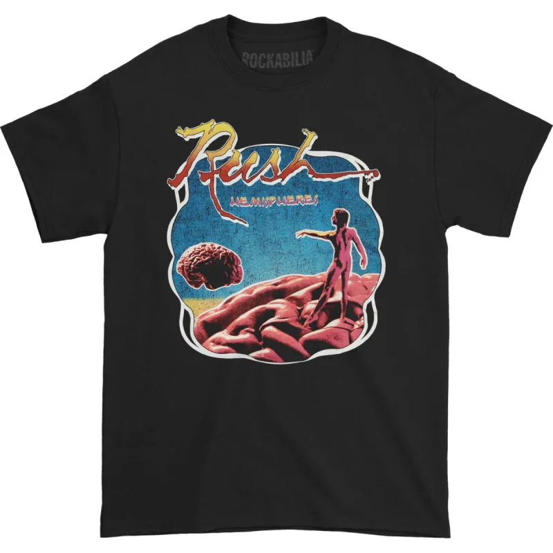 Hemispheres Album Cover T-shirt sold by Rockabilia