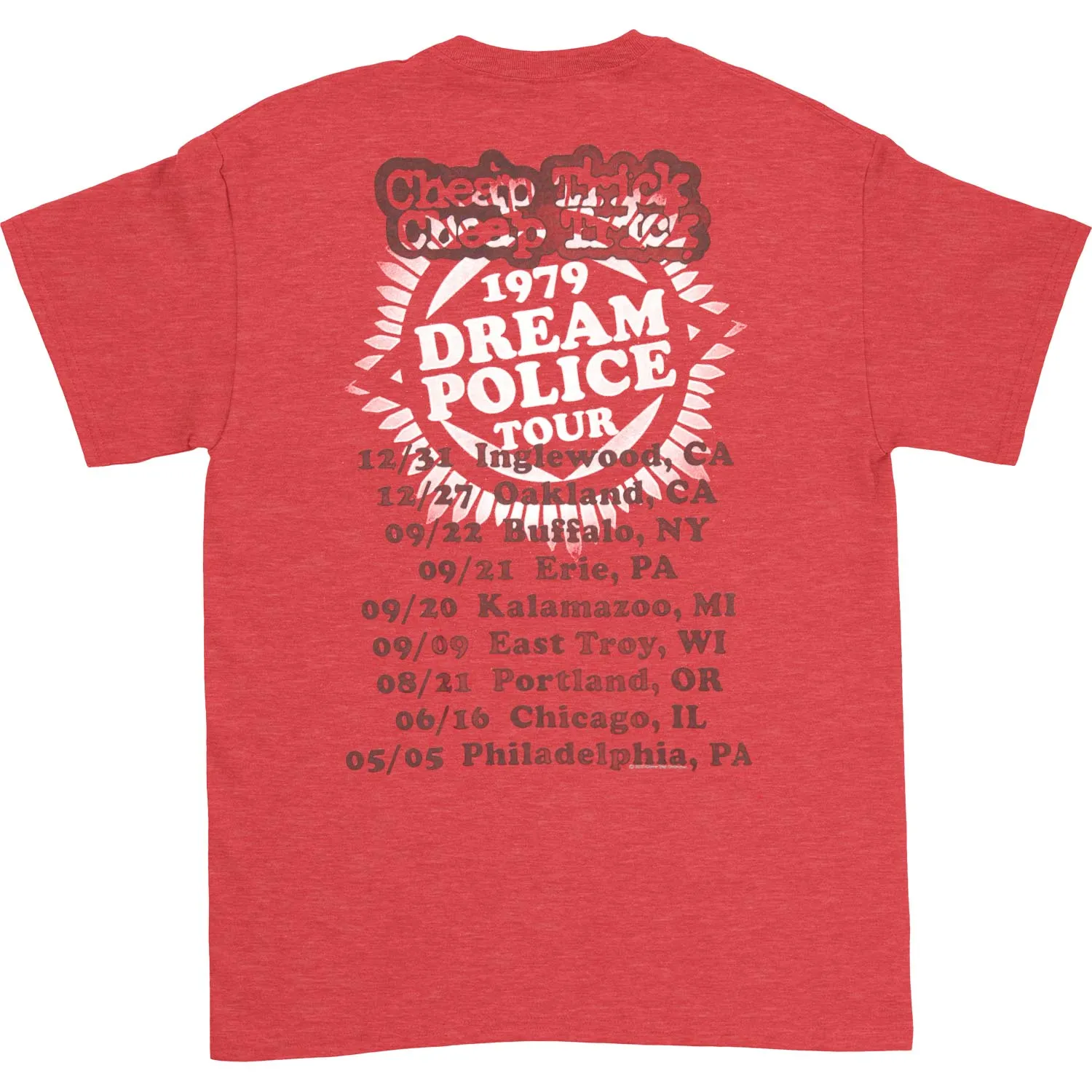 Dream Police Tour T-shirt sold by Rockabilia product image thumbnail 2