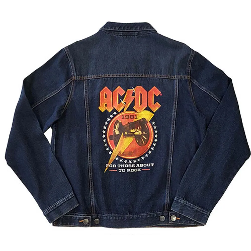 About To Rock (Back Print) Denim Jacket sold by Rockabilia product image thumbnail 2