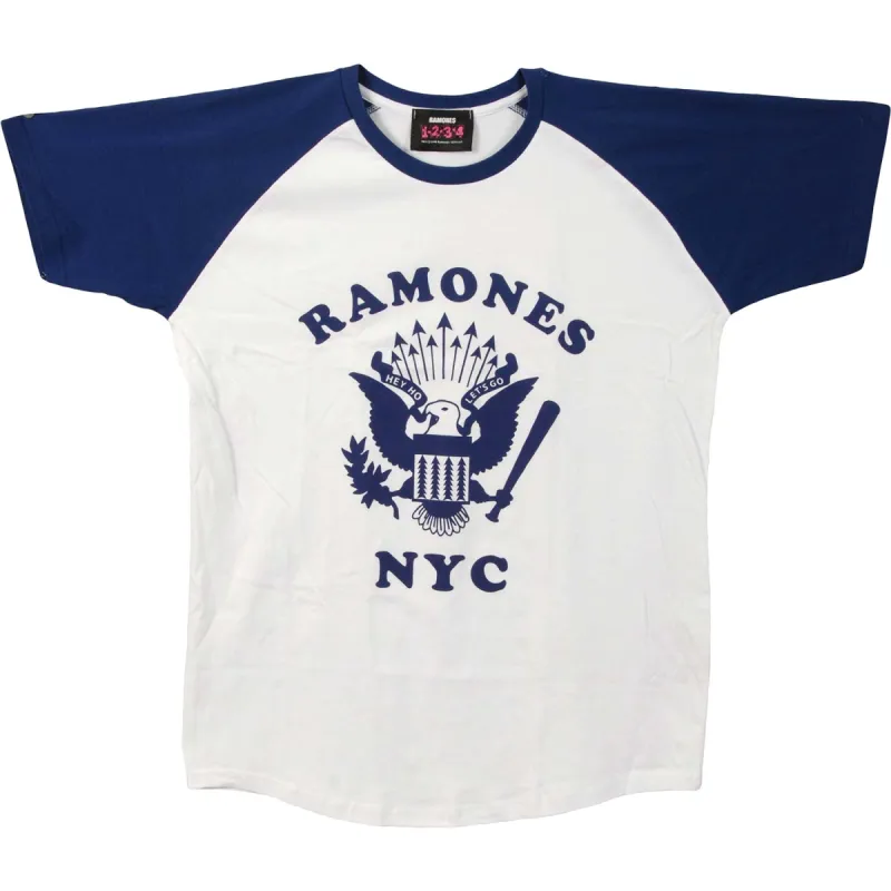 Retro Eagle Raglan Short Sleeve sold by Rockabilia