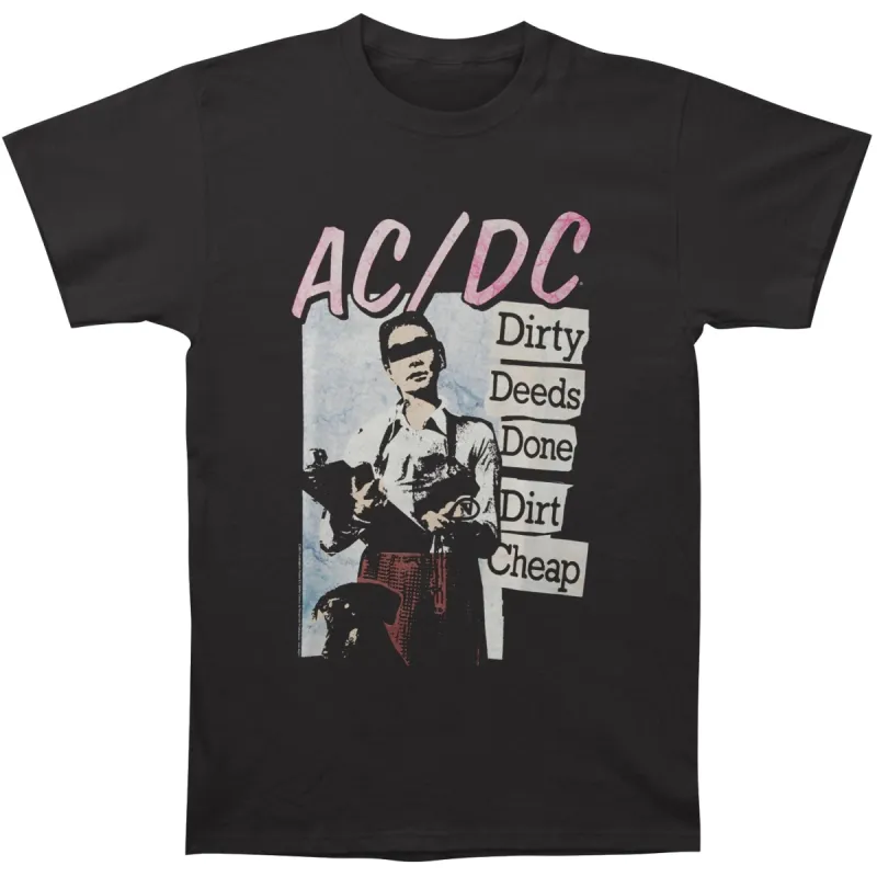 Dirty Deeds Slim Fit T-shirt sold by Rockabilia