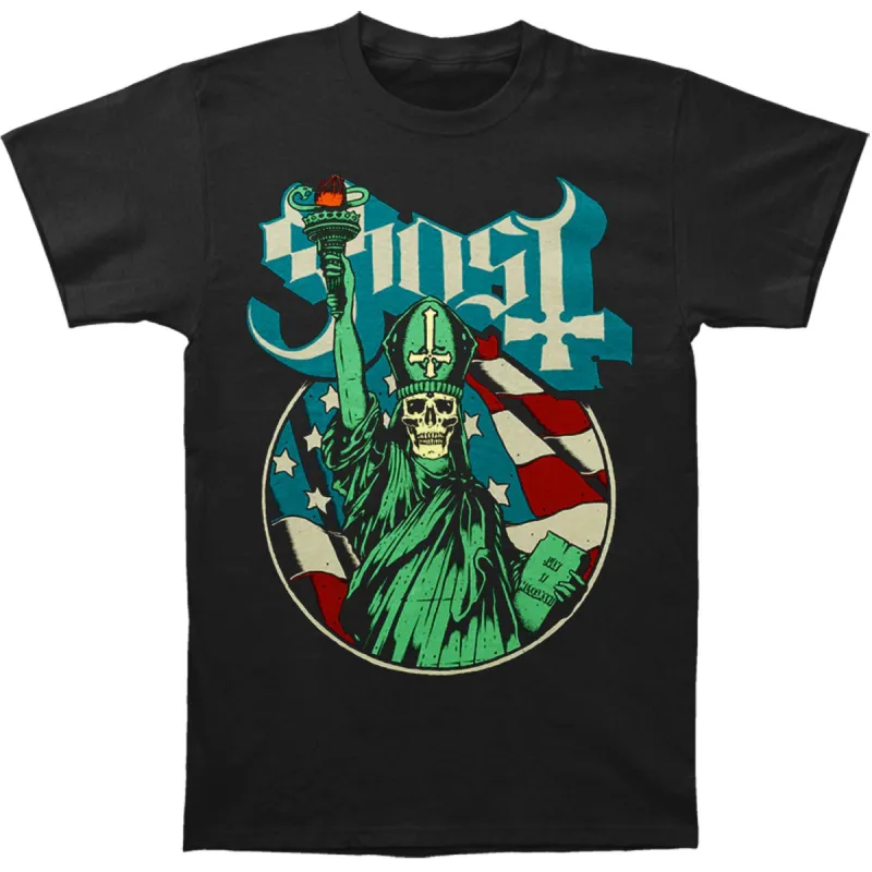 Blue Statue T-shirt sold by Rockabilia