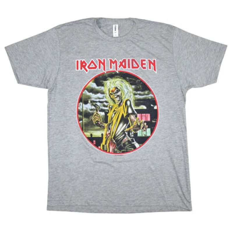 Gray Killers Tee (Light Heather Gray) T-shirt sold by Rockabilia