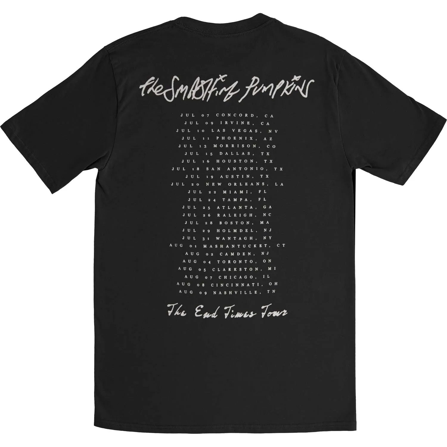 Stay Positive Summer Tour Slim Fit T-shirt sold by Rockabilia product image thumbnail 2