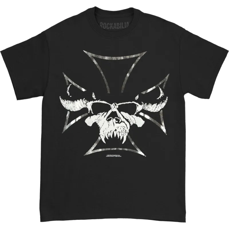 Foil Cross T-shirt sold by Rockabilia