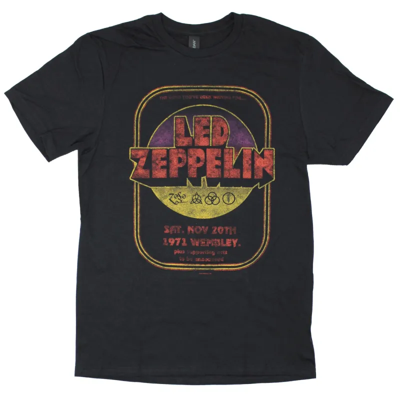 Vintage Distressed 1971 Wembley Slim Fit T-shirt sold by Rockabilia