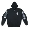 Pocket Logo Zip Up Hooded Fleece Zippered Hooded Sweatshirt sold by Rockabilia