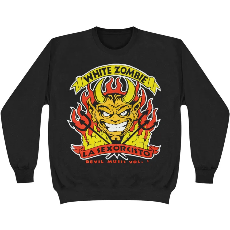 Devil Music Crewneck Sweatshirt Sweatshirt sold by Rockabilia