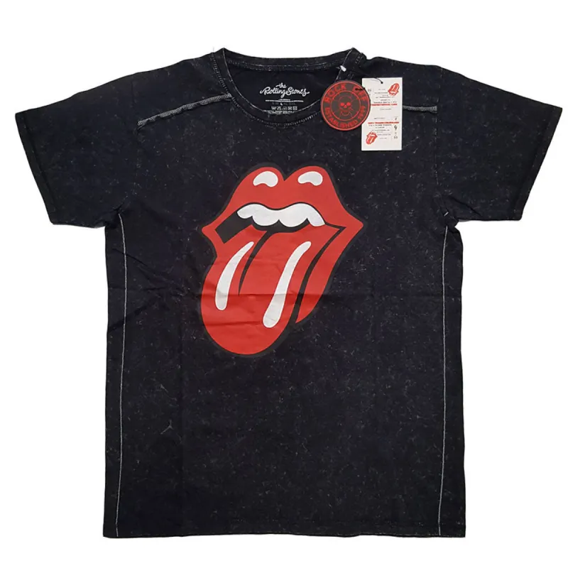 Classic Tongue Snow Wash Tee Vintage T-shirt sold by Rockabilia