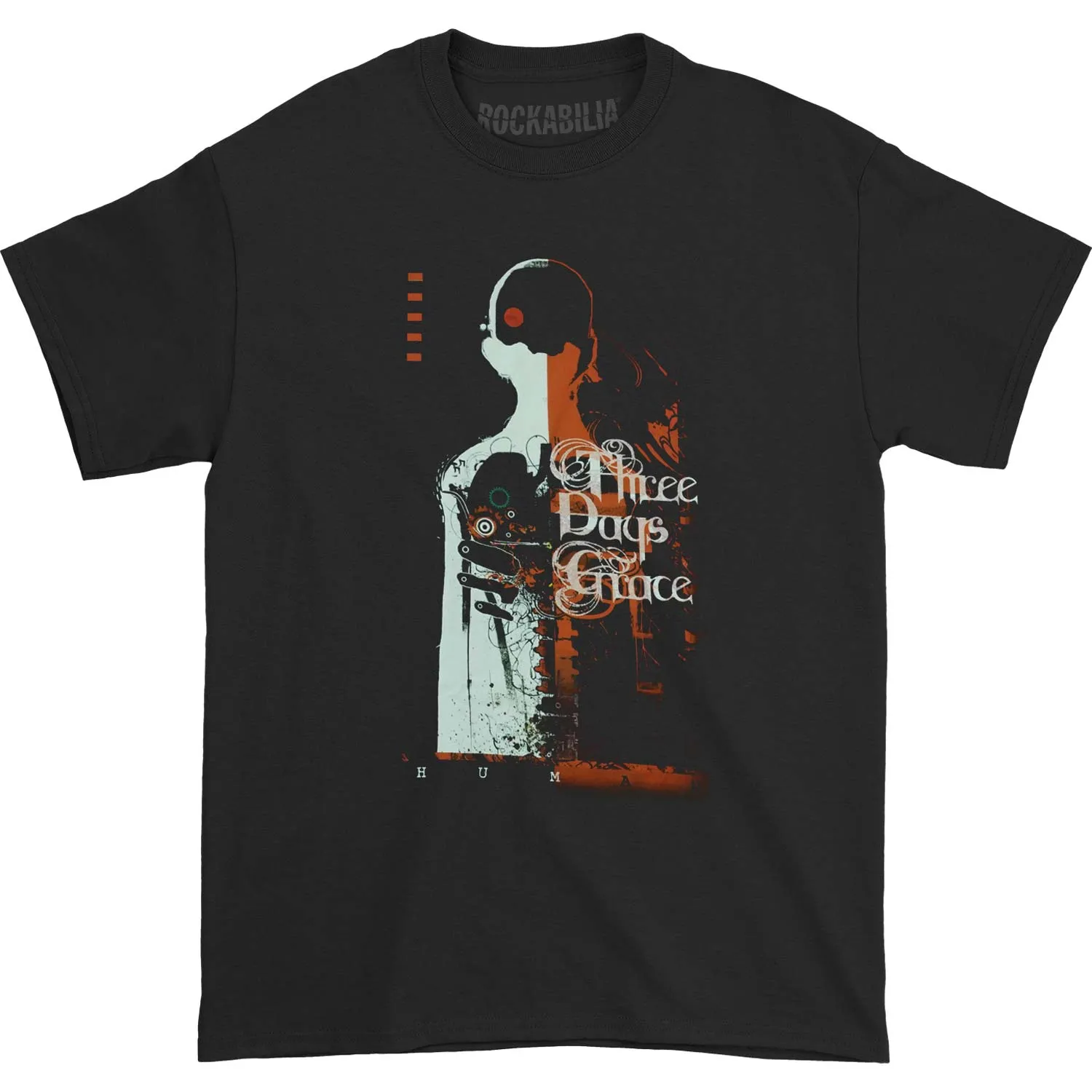 Human T-shirt sold by Rockabilia