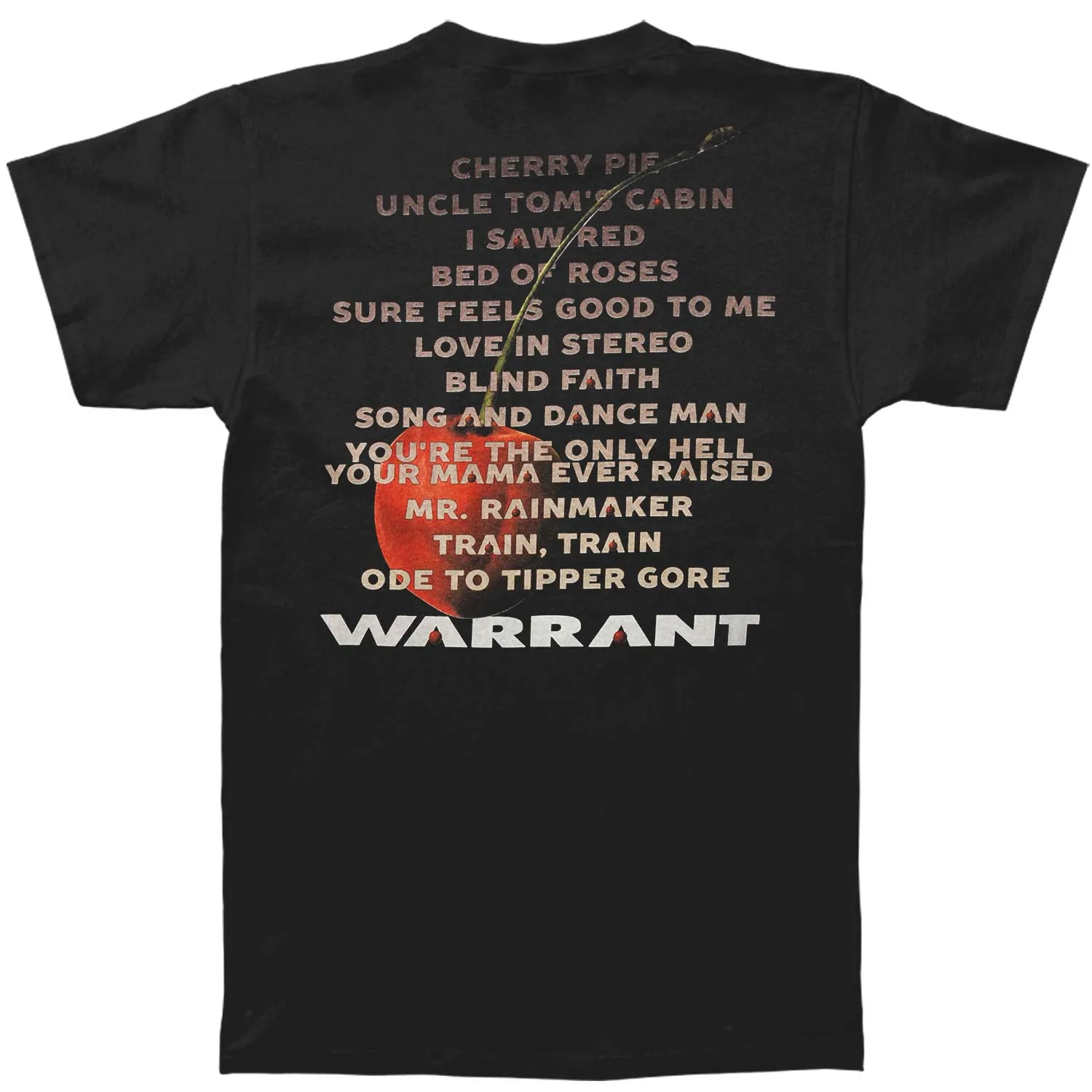 Warrant Cherry Pie Album T-shirt sold by Rockabilia product image thumbnail 2