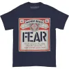 Fear - Beer Label Navy T-shirt sold by Rockabilia