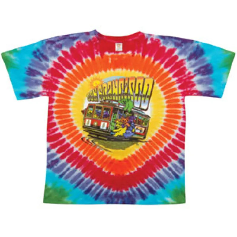 San Francisco Bears Tie Dye T-shirt sold by Rockabilia