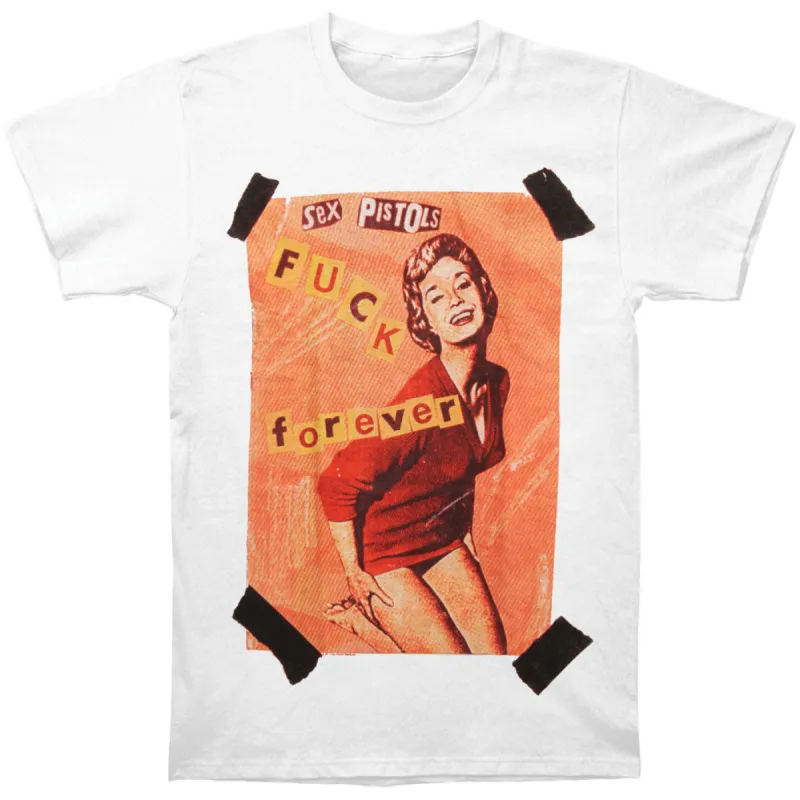 F*** Forever Poster On Off White/Cream Tee Slim Fit T-shirt sold by Rockabilia