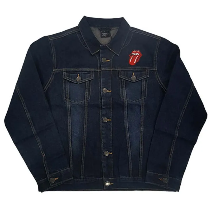 Classic Tongue (Back Print) Denim Jacket sold by Rockabilia