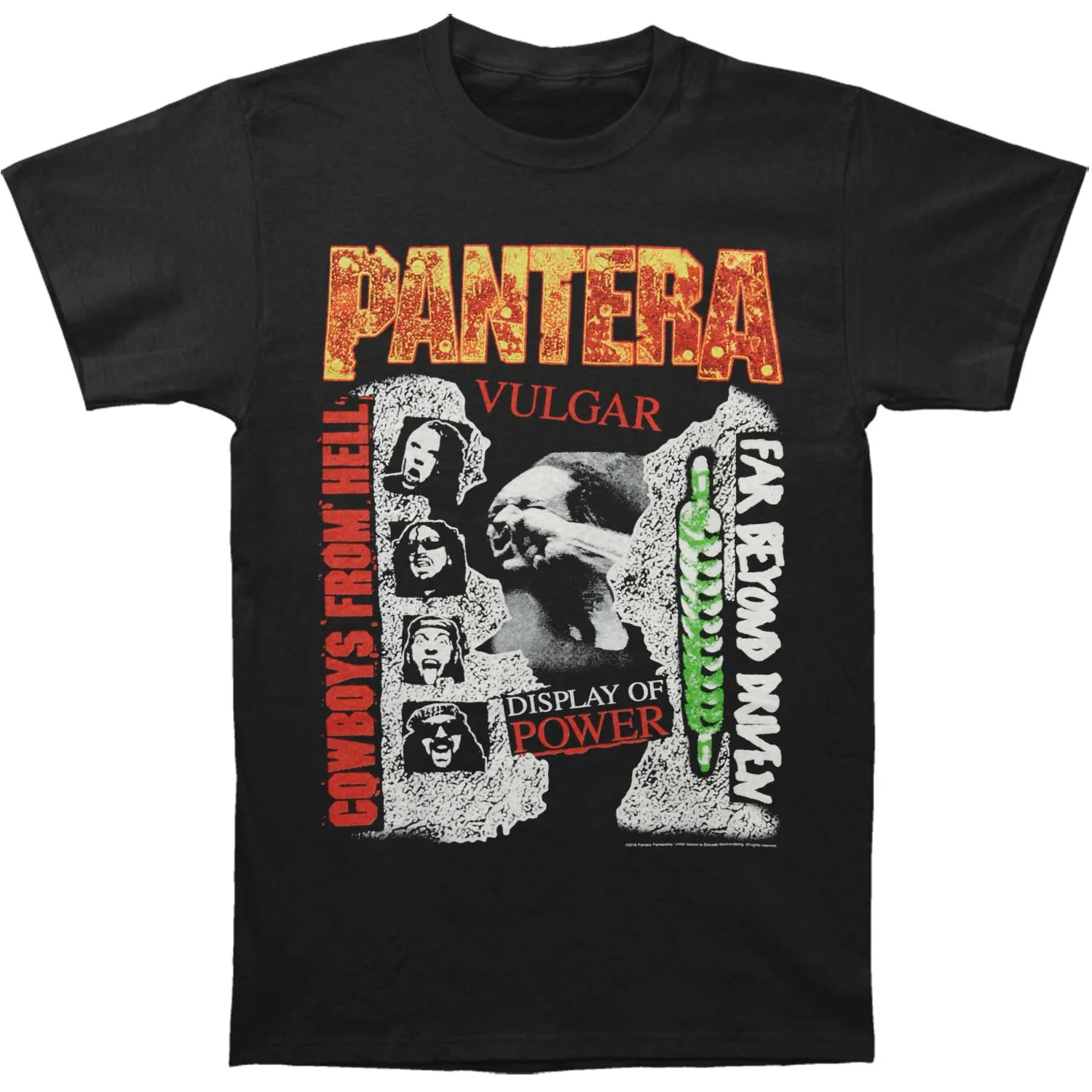Pantera 3 Albums Slim Fit T-shirt sold by Rockabilia