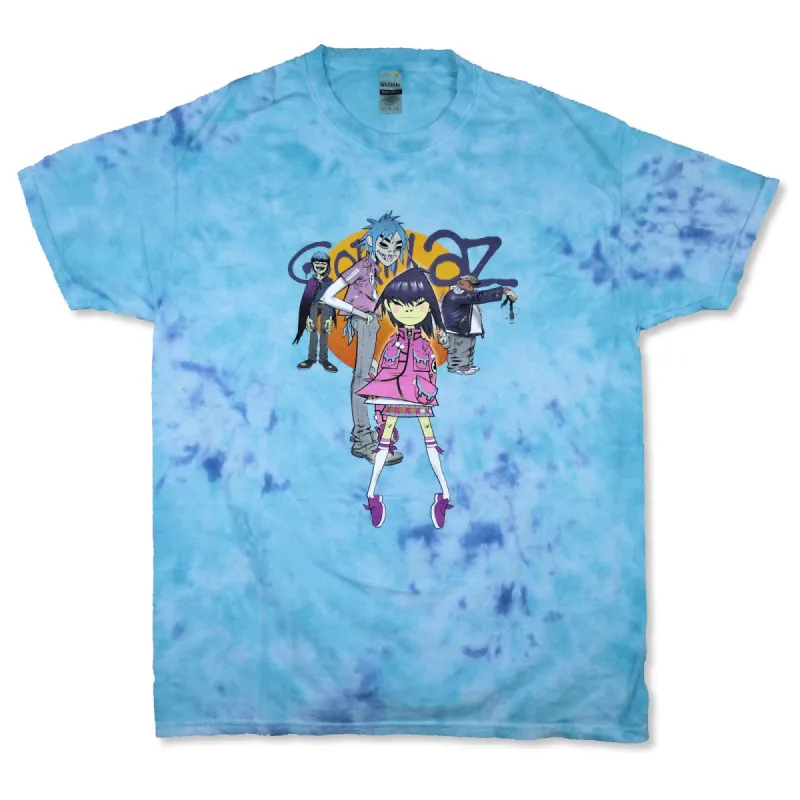 Orange Circle Logo Tie Dye T-shirt sold by Rockabilia