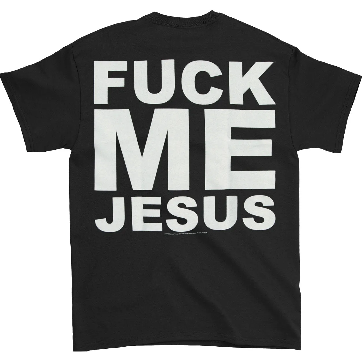 Fuck Me Jesus T-shirt sold by Rockabilia product image thumbnail 2