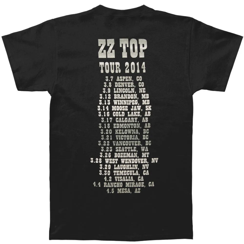 B&W Photo 2014 Tour T-shirt sold by Rockabilia product image thumbnail 2