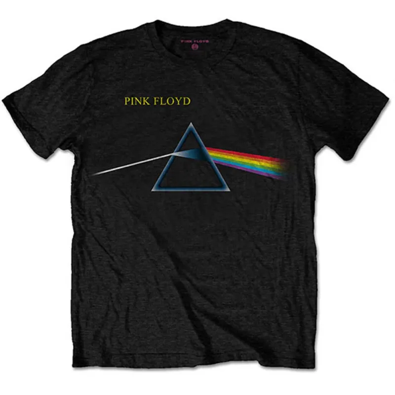 Dark Side of the Moon Flipped (Back Print) Slim Fit T-shirt sold by Rockabilia