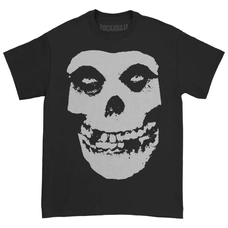 Classic Fiend Skull (Back Print) Slim Fit T-shirt sold by Rockabilia