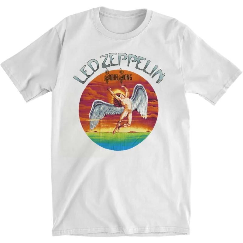Swan Song Sunset Slim Fit T-shirt sold by Rockabilia