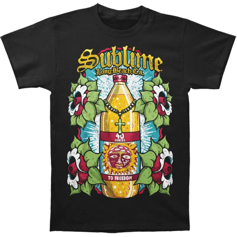 40 Oz Bottle Mens Soft T Slim Fit T-shirt sold by Rockabilia