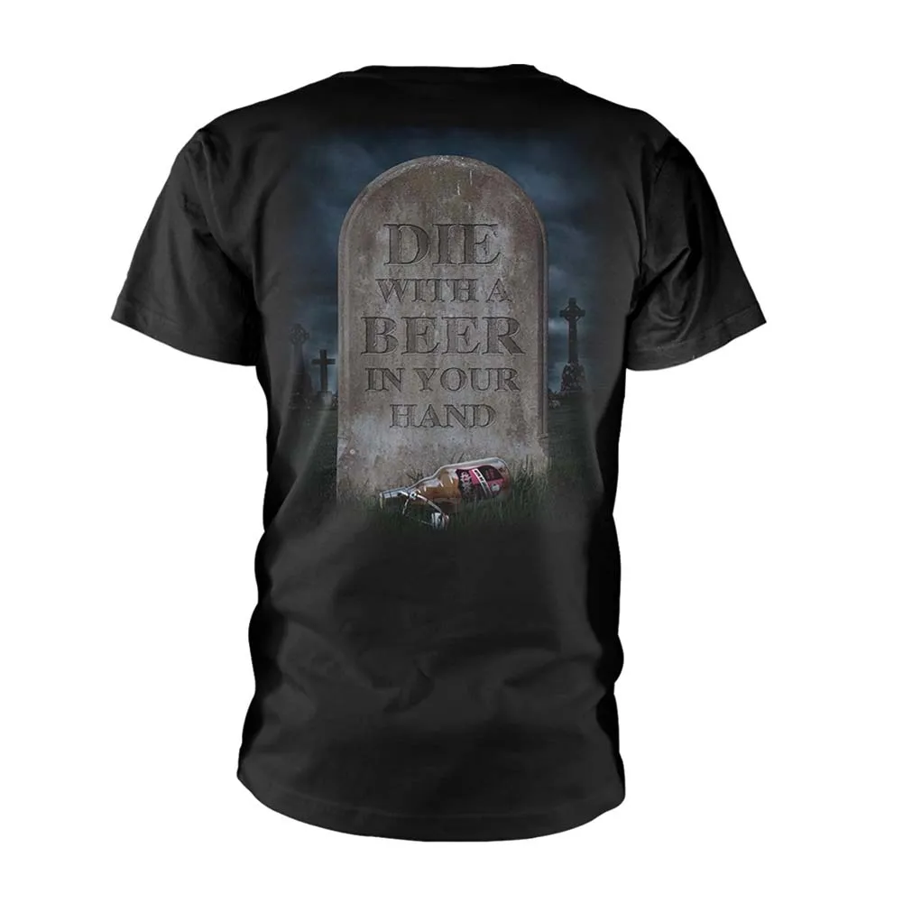 Die With A Beer T-shirt sold by Rockabilia product image thumbnail 2