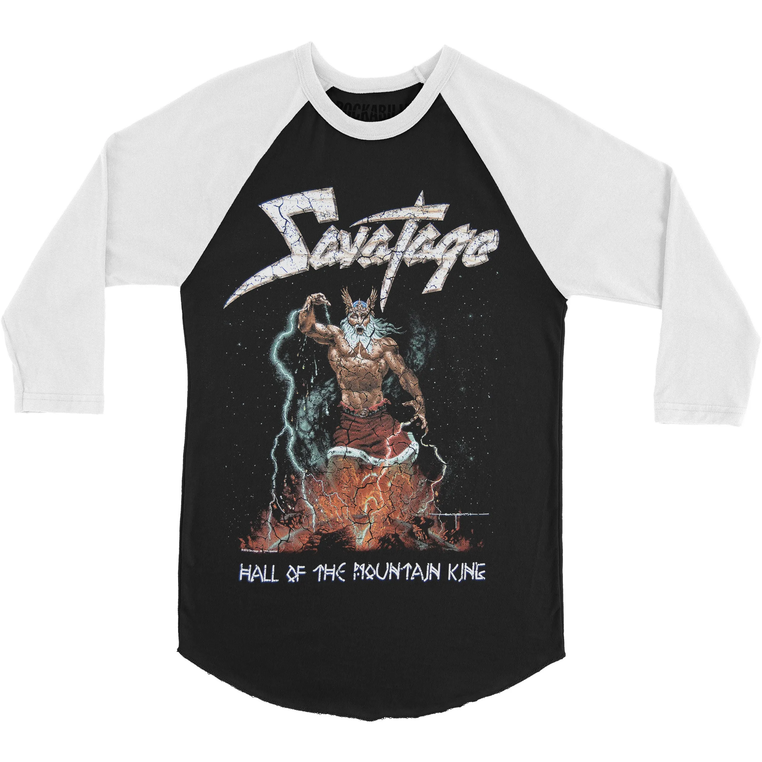 Hall of the Mountain King Raglan Baseball Jersey sold by Rockabilia