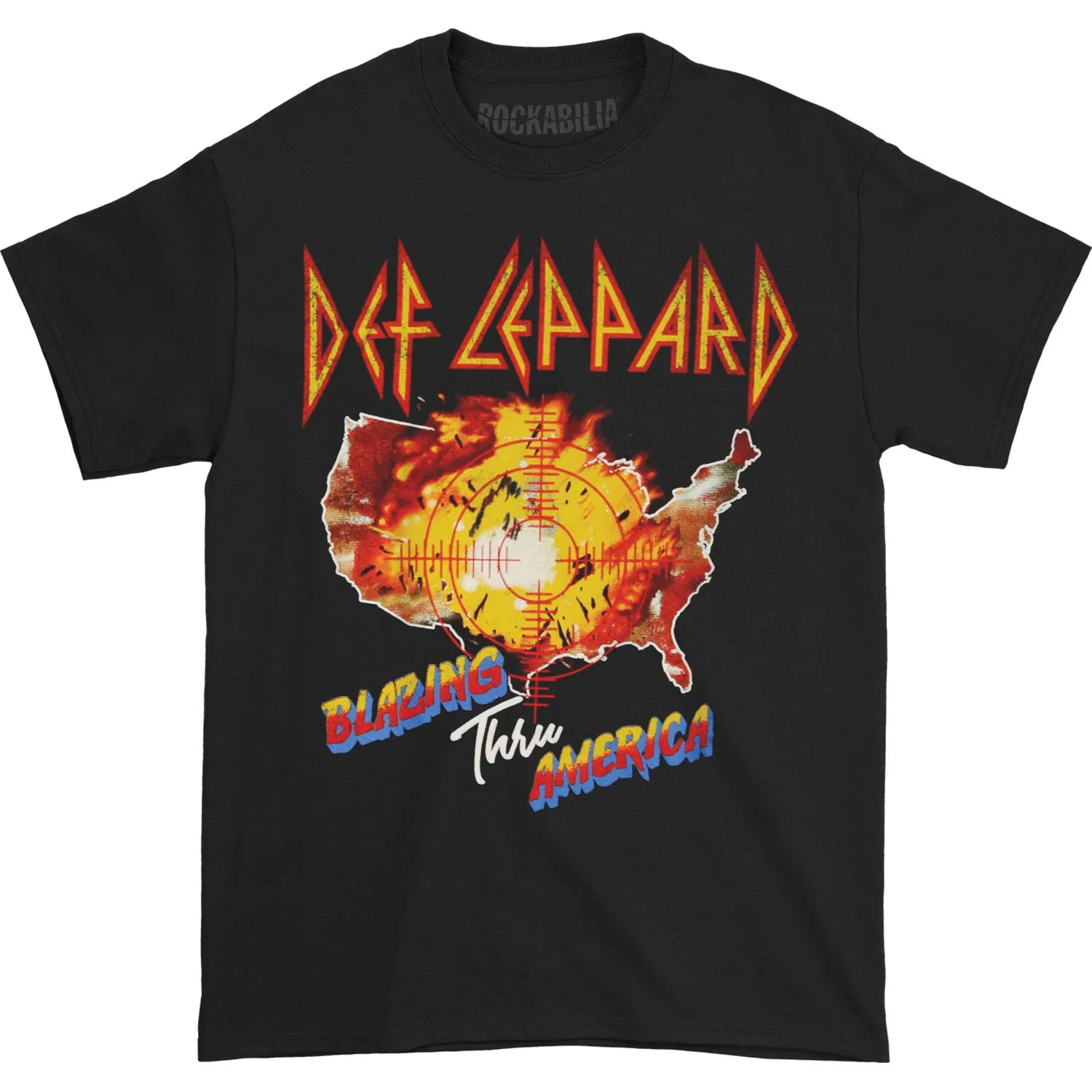 Blazing Thru America Mens Regular T T-shirt sold by Rockabilia