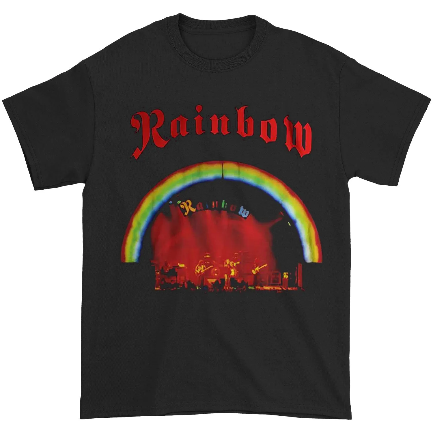 Rainbow On Stage T-shirt sold by Rockabilia