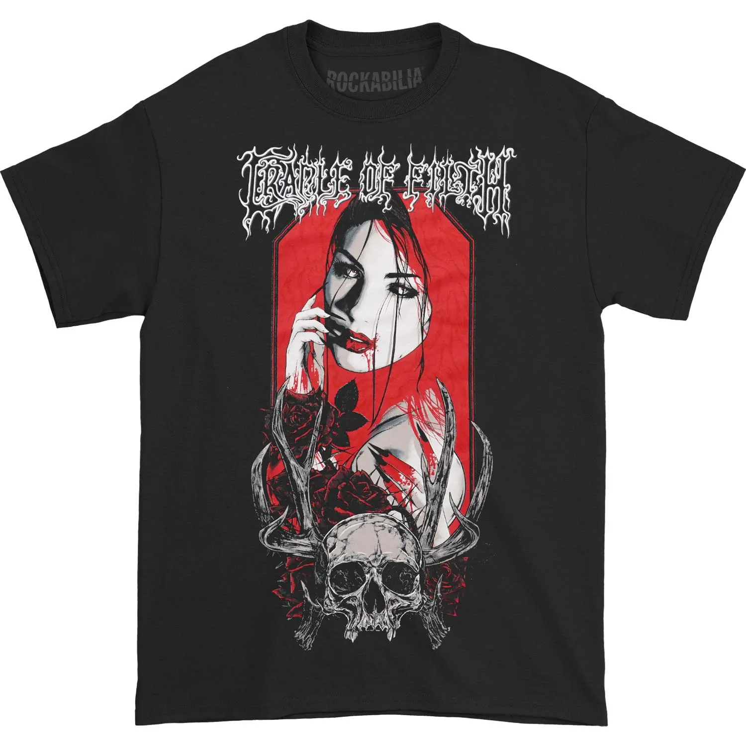 Blood Bath (Red) by Rhys Cooper (Rockabilia Exclusive) T-shirt sold by Rockabilia