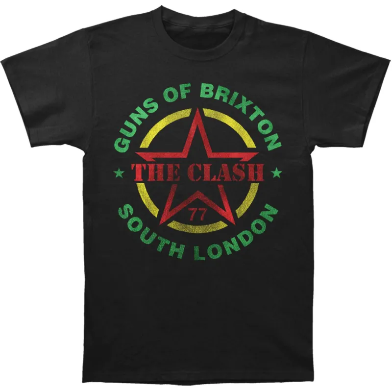 Guns of Brixton Slim Fit T-shirt sold by Rockabilia