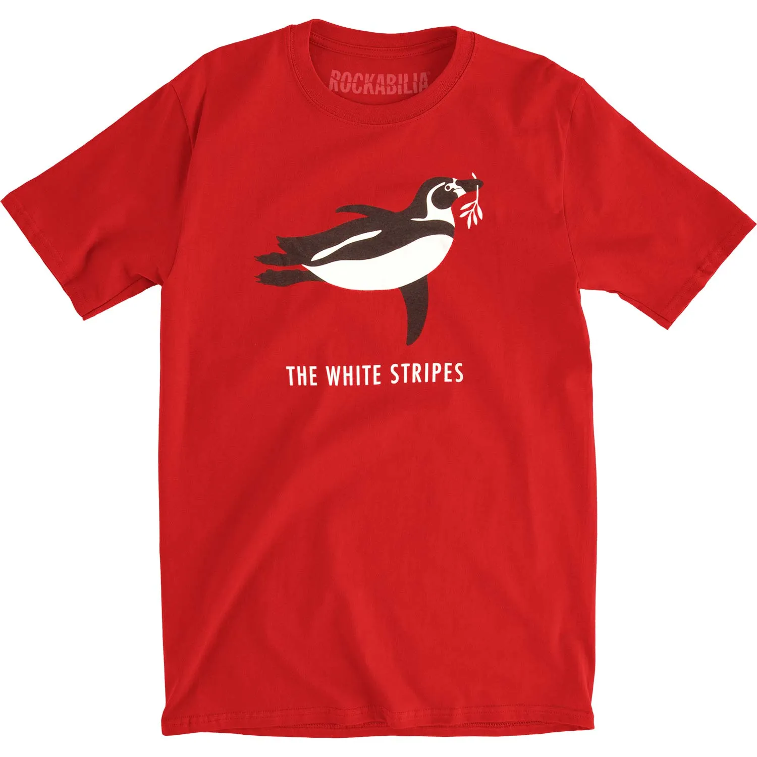 Red Penguin Slim Fit T-shirt sold by Rockabilia