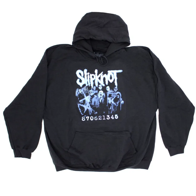 Band Member Numbers Photo Logo Hoodie Hooded Sweatshirt sold by Rockabilia