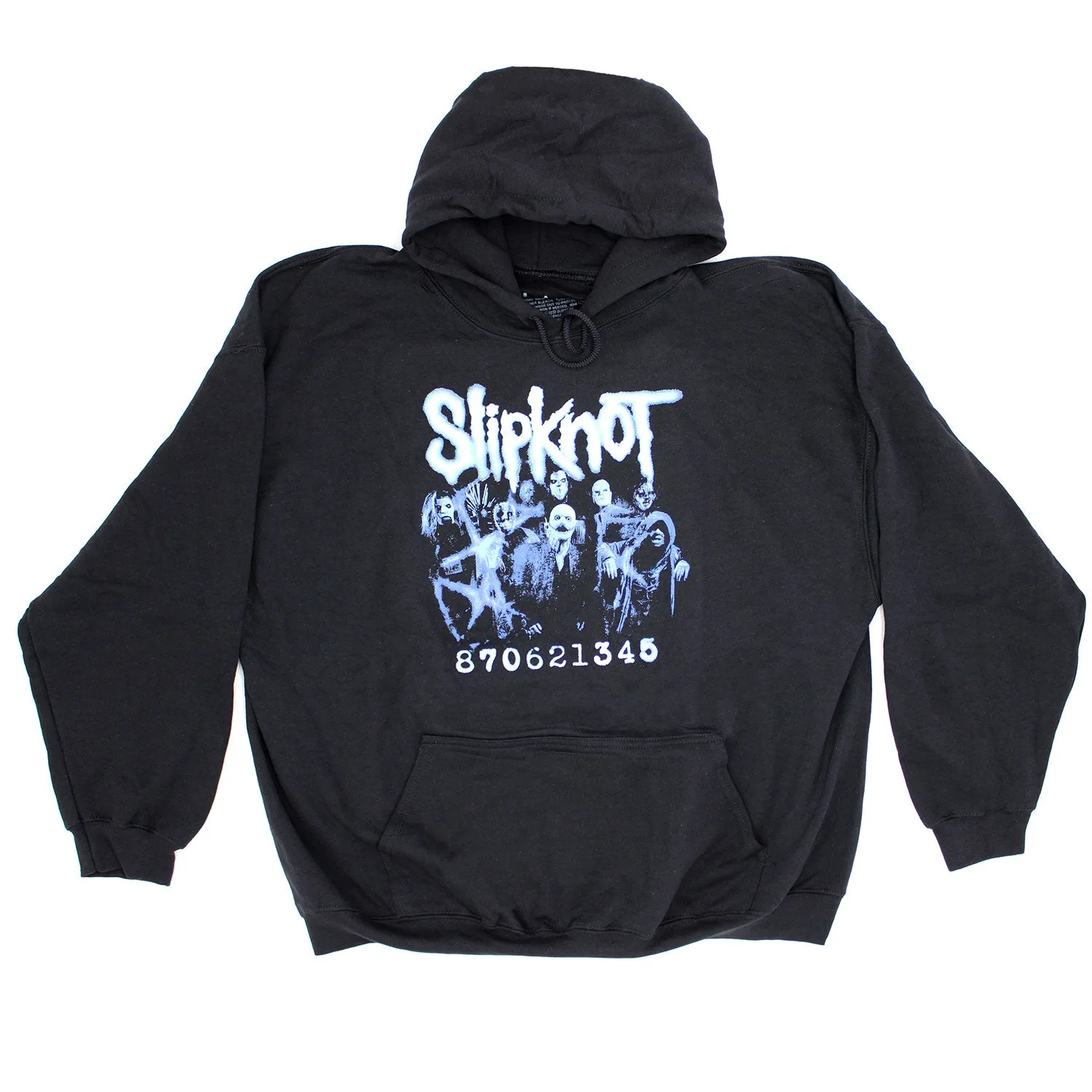 Band Member Numbers Photo Logo Hoodie Hooded Sweatshirt sold by Rockabilia