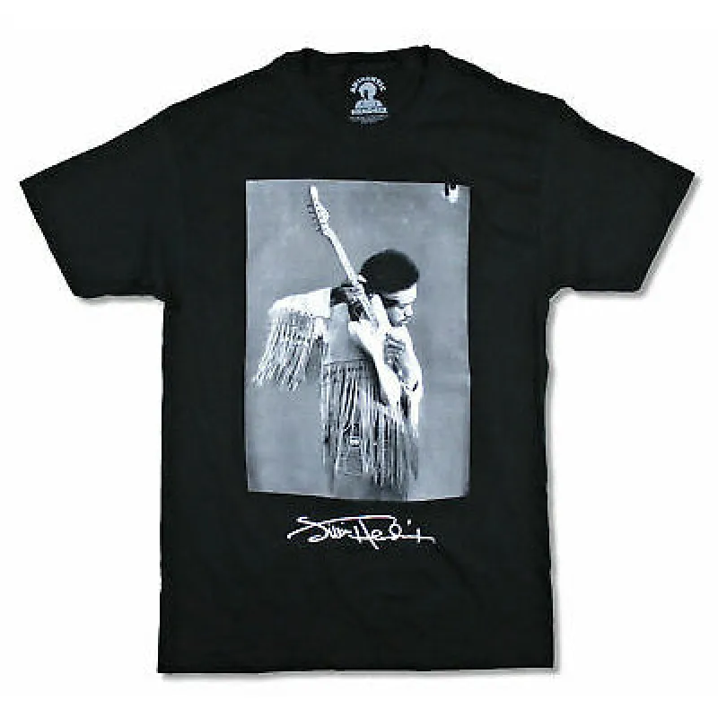 Guitar B&w Photo T-shirt sold by Rockabilia