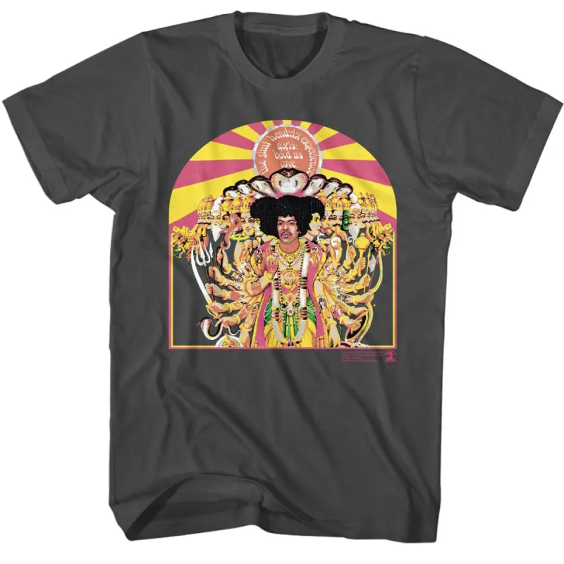 Jimi Hendrix Axis Cover T-shirt sold by Rockabilia