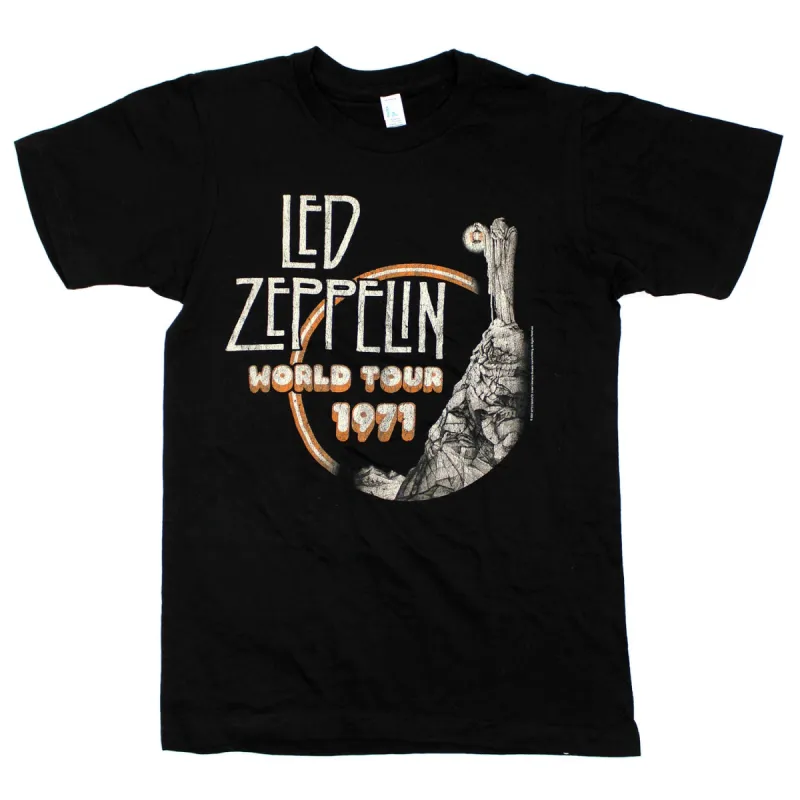 1971 World Tour Tee Slim Fit T-shirt sold by Rockabilia