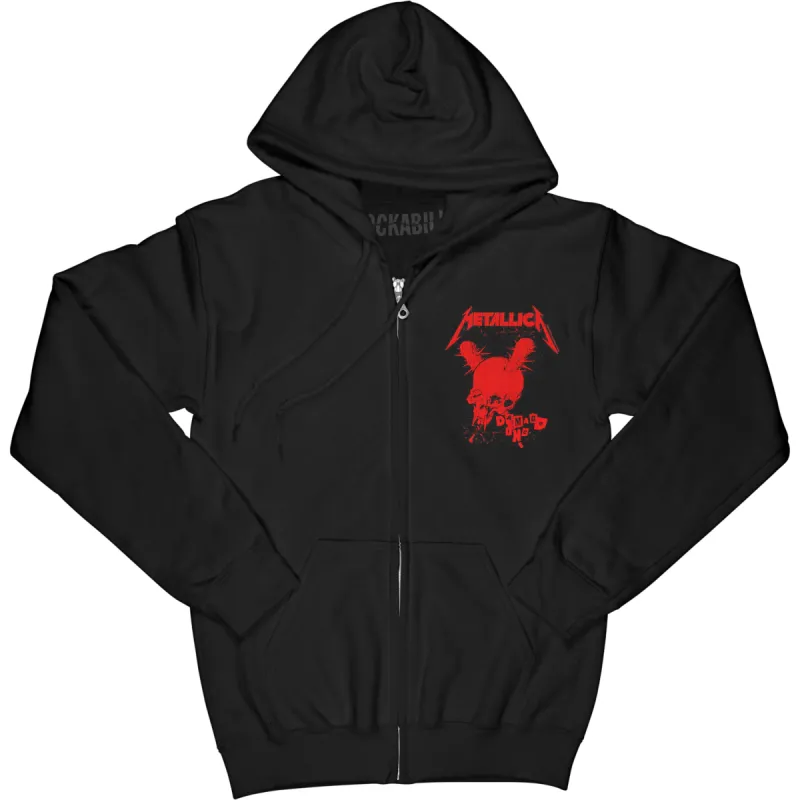 No Regrets Zippered Hooded Sweatshirt sold by Rockabilia