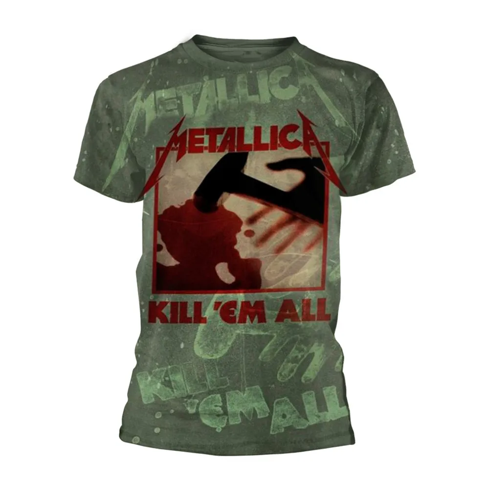 Kill 'em All (all Over) T-shirt sold by Rockabilia