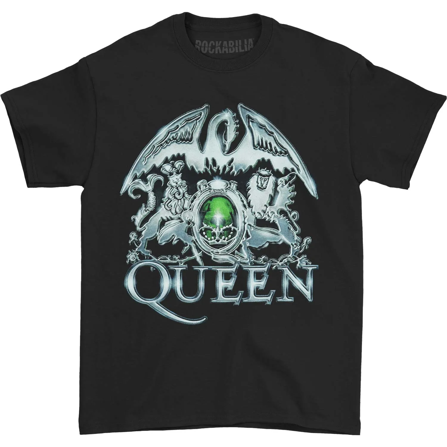 Metal Crest T-shirt sold by Rockabilia