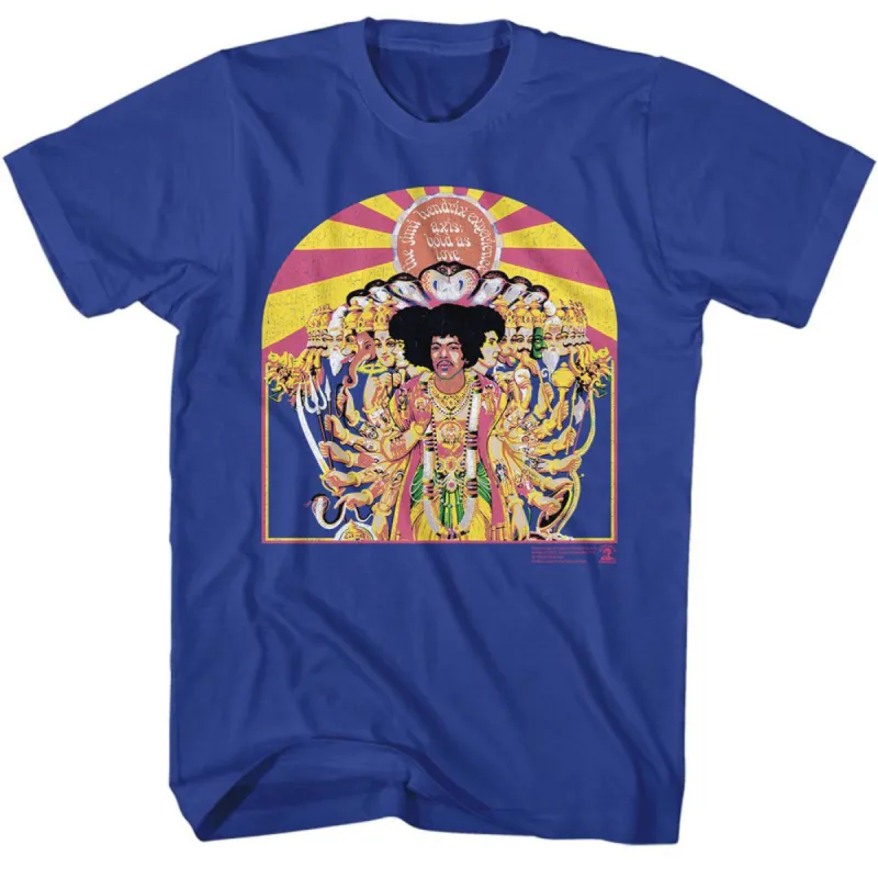 Jimi Hendrix Axis Cover T-shirt sold by Rockabilia