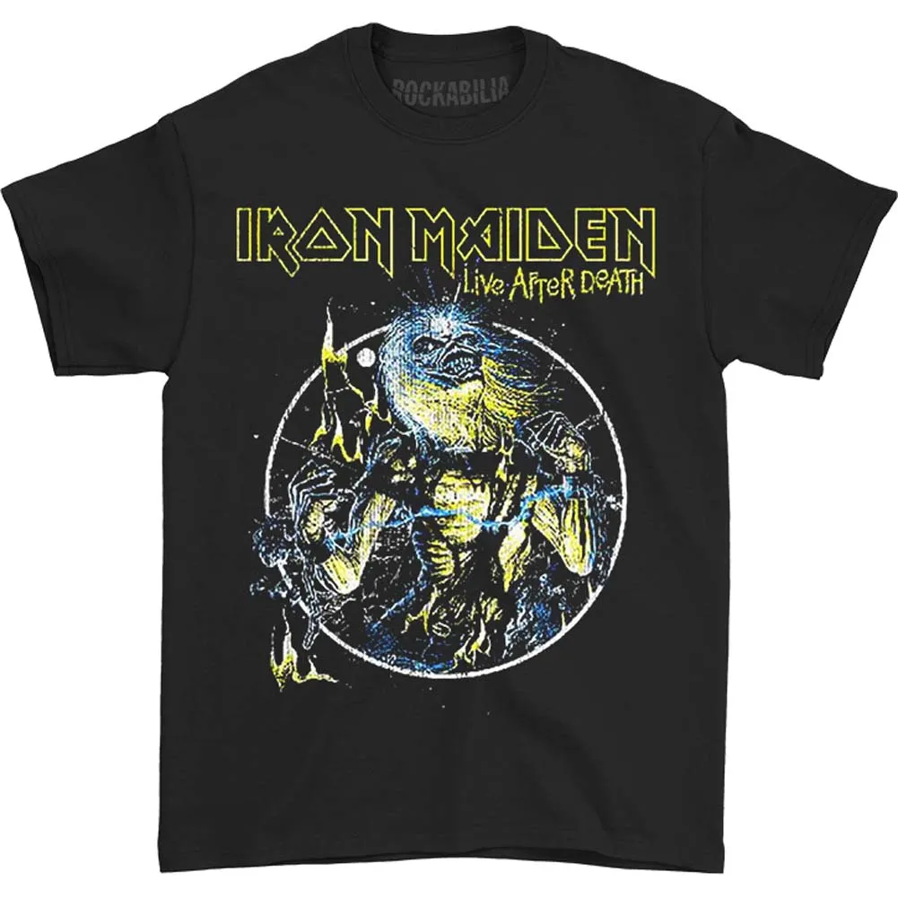 Live After Death Slim Fit T-shirt sold by Rockabilia