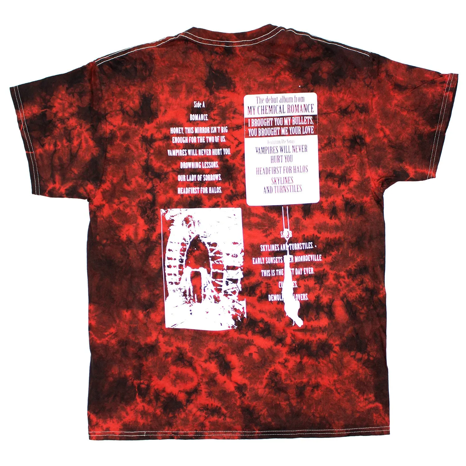 Debut Album (Songs Back) Tie Dye T-shirt sold by Rockabilia product image thumbnail 2