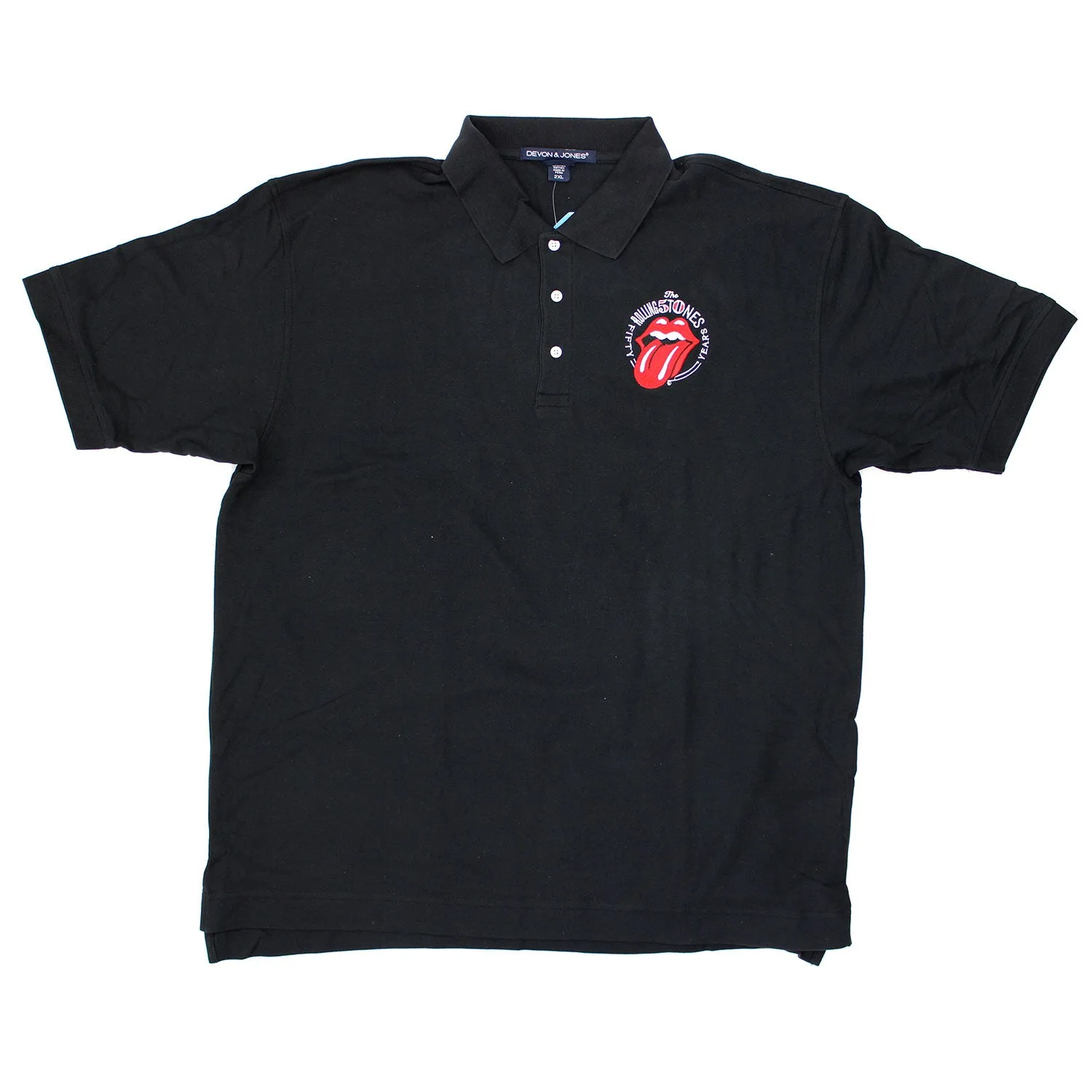 50 Years Emboidered Men's Polo Shirt Polo Shirt sold by Rockabilia